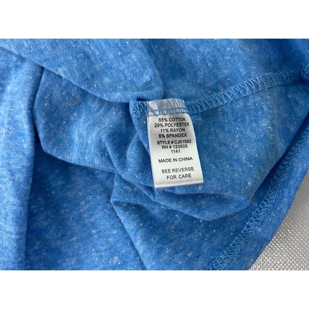 Culture Code Women Medium Blue Blouse Sleeveless Twist Strap Back NWT - Picture 8 of 8